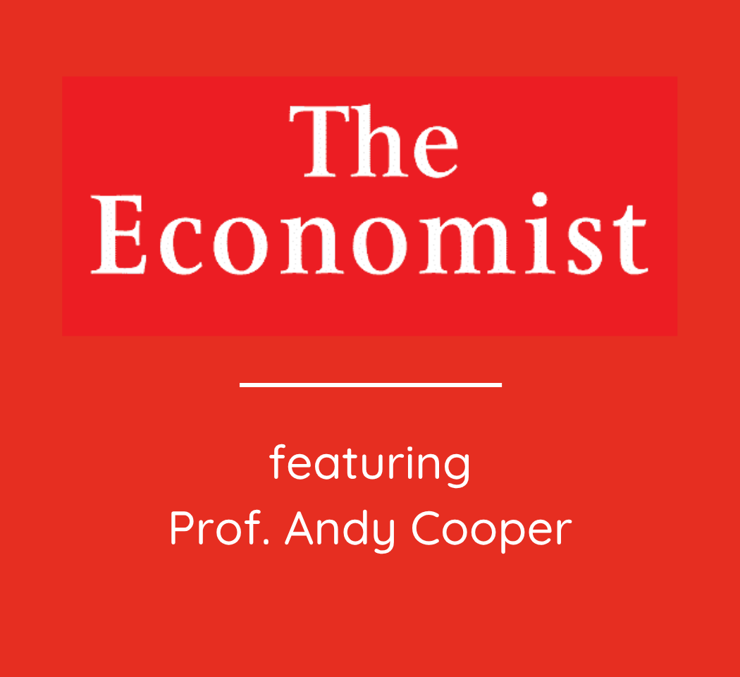 Prof. Andy Cooper features in The Economist